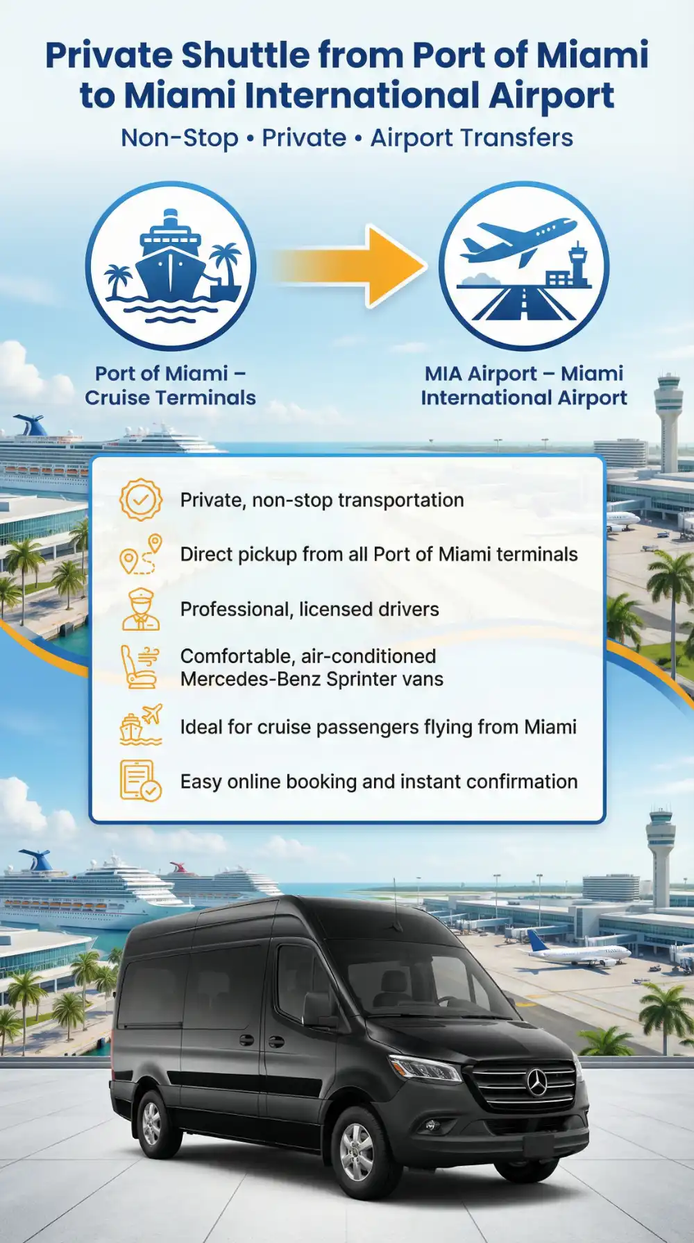 Port of Miami to MIA shuttle